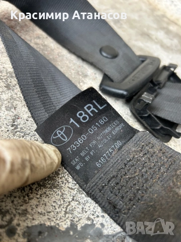 73360-05180. Предпазен колан заден десен ляв за Тойота Авенсис T27 седан. 2009-2015г, снимка 8 - Части - 53215126