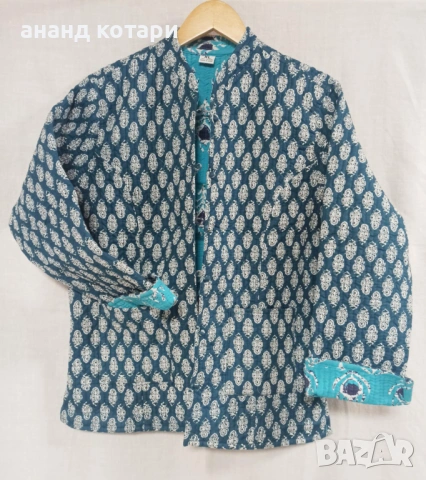 Двулицево Яке от Индия - пролет/есен - 1, 2 и 3, снимка 2 - Якета - 48605602