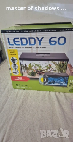Aквариум Aquael Leddy Day&Night Plus 60 + 8 бр  ПОДАРЪК, снимка 6 - Аквариуми - 53479654