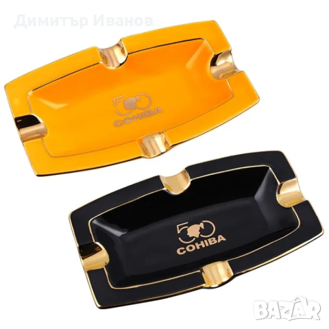 Cohiba 50 годушнина лимитирана серия керамичен пепелник за 4 пури, снимка 2 - Други - 50991639