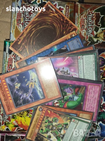 Карти Yu-Gi-Oh! карти Ю-ГИ-ЙО, две тестета с игрално поле, снимка 4 - Карти за игра - 47896772