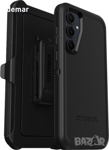 Калъф OtterBox Defender за Samsung Galaxy A55 5G, удароустойчив, ултра здрав, черен