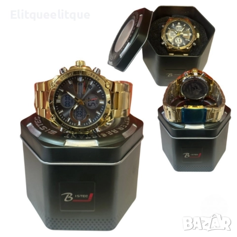Мъжки часовник BISTEC с елегантен дизайн и висока функционалност, снимка 6 - Мъжки - 52274722
