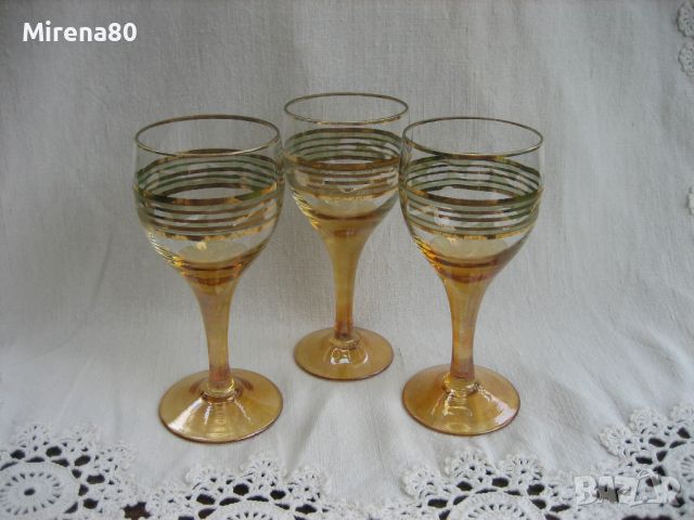 3 ретро чашки за ракия, снимка 1 - Чаши - 45540904