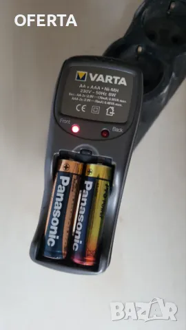 Зарядно за Батерии VARTA AA + AAA - Ni-MH, 6W, снимка 3 - Друга електроника - 46969683