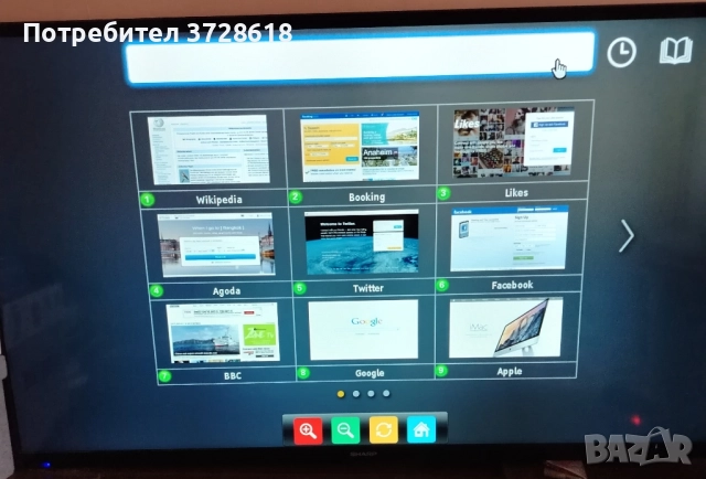 Перфектен 49 инчов смарт телевизор Sharp