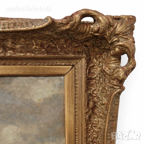 Класическа маслена картина, снимка 3 - Картини - 53639885