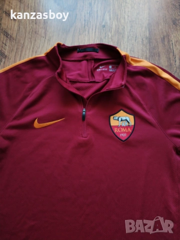 Nike DRY- FIT Jersey Para Hombre AS Roma 1927 - страхотна футболна блуза M , снимка 2 - Спортни дрехи, екипи - 53669759