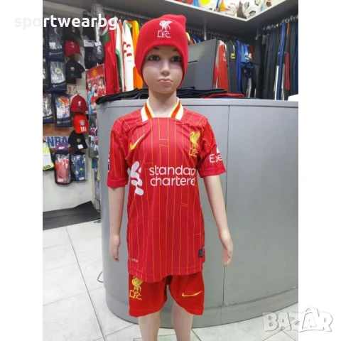 Намален детски футболен екип Ливърпул 2024 2025 домакински, снимка 1
