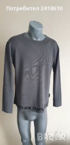 Emporio Armani Wool Knit Made in Italy Мens Size M ОРИГИНАЛ! Мъжки вълнен Пуловер!, снимка 2 - Пуловери - 48664650