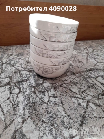 6 броя порцеланови купички