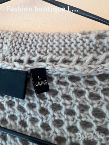 Плетена жилетка с къдрички L размер на марката KappAhl , снимка 5 - Жилетки - 51919886