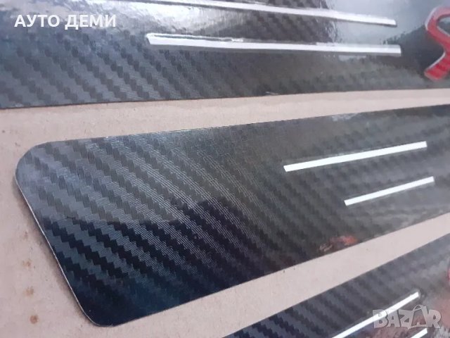 ТОП Цена за 4 бр-16 лв гланц карбон стикери за прагове за Мини Купър S Mini Cooper S, снимка 6 - Аксесоари и консумативи - 50195559