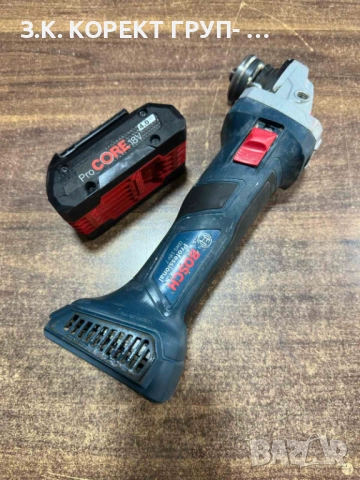 Акумулаторен ъглошлайф Bosch GWS 18V-7 Professional + 1бр батерия 4Ah