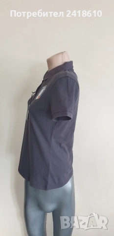 Emporio Armani EA7 Ski Team Italia Pique Cotton Slim Fit Stretch Womens Size M / S НОВО! ОРИГИНАЛ! Д, снимка 9 - Тениски - 53756791