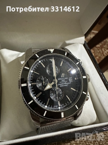 Часовник Breitling Super Ocean Black, снимка 4 - Мъжки - 52299451