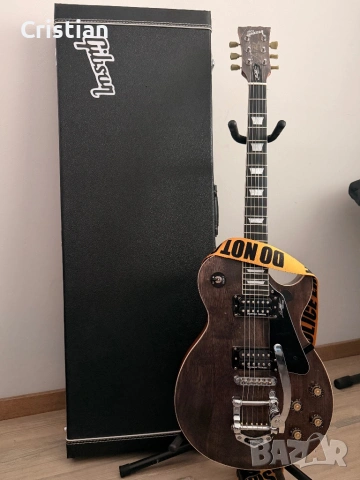 Luthier Custom Les Paul Tribute – Seymour Duncan JB/Jazz, Bigsby, Roasted Maple