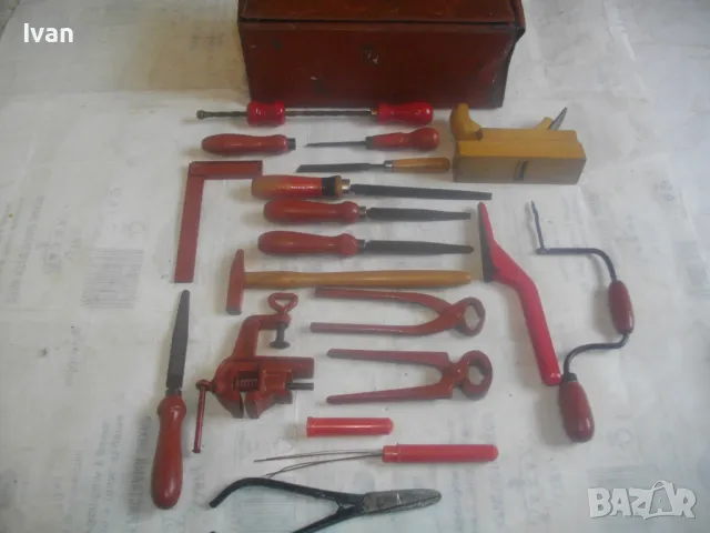 18 БРОЯ НЕМСКИ МИНИ РЪЧНИ ИНСТРУМЕНТИ ЗА МОДЕЛИЗЪМ СТАРО КАЧЕСТВО В ЧАНТА , снимка 2 - Други инструменти - 49765083