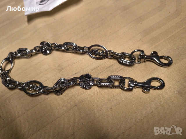 Верижка за дънки, елегантна и сладка сребърна верижка за чанти за кола, декоративна верижка , снимка 8 - Колиета, медальони, синджири - 53527101