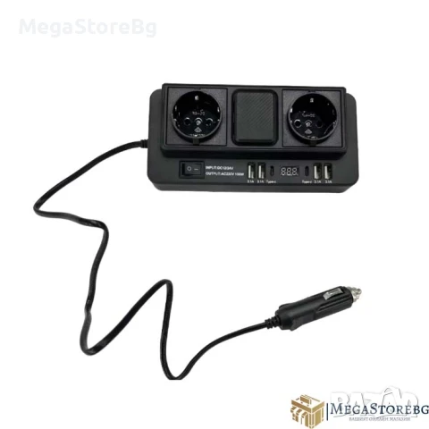 Преобразувател на напрежение от 12V/24V на 220V - 1668, снимка 2 - Аксесоари и консумативи - 50527329