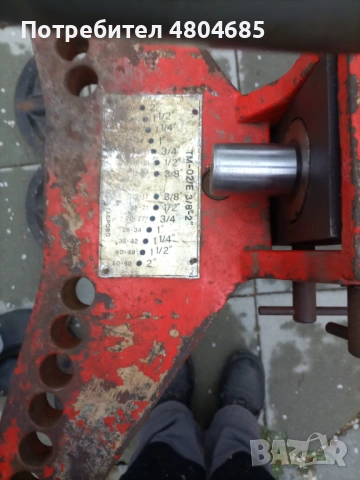 Професионален български тръбогиб-Габрово Ф 12 - Ф 60 /3/8" -2", снимка 2 - Други машини и части - 54280979