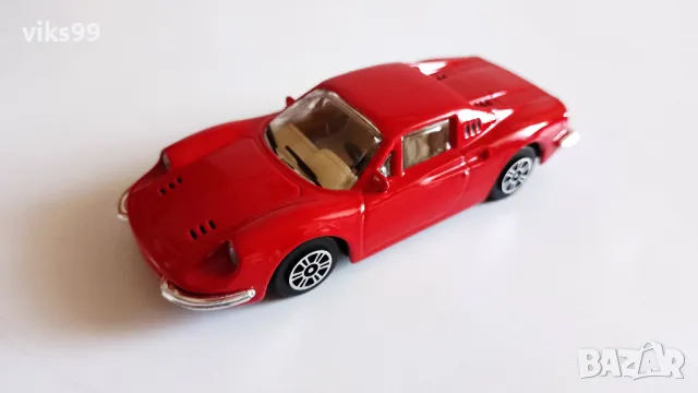 Bburago Ferrari Dino 246 GT - Мащаб 1:43, снимка 2 - Колекции - 48224182