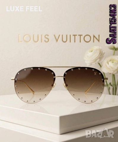 Louis Vuitton ⚜️Дамски Слънчеви Очила , снимка 11 - Слънчеви и диоптрични очила - 53998108