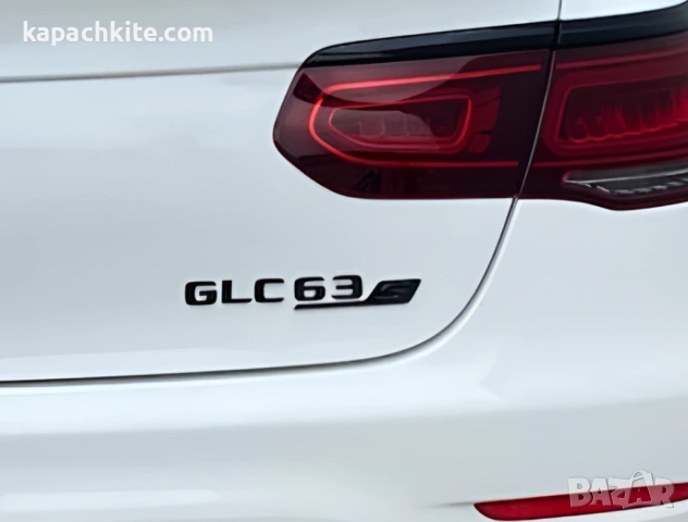 Емблема GLC 63s за багажник - Хром, Черна, Черна с червенo, снимка 3 - Аксесоари и консумативи - 53523592