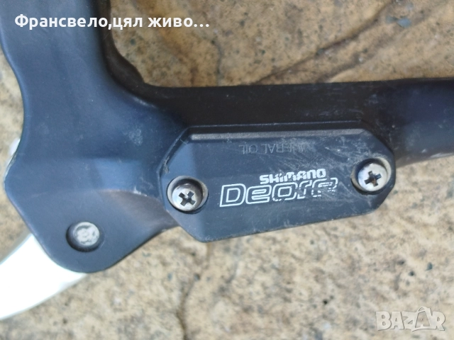 Хидравлични спирачки за велосипед колело Shimano deore , снимка 2 - Части за велосипеди - 52178705