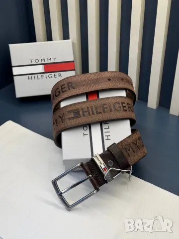 колани от естествена кожа в кутия tommy hilfiger