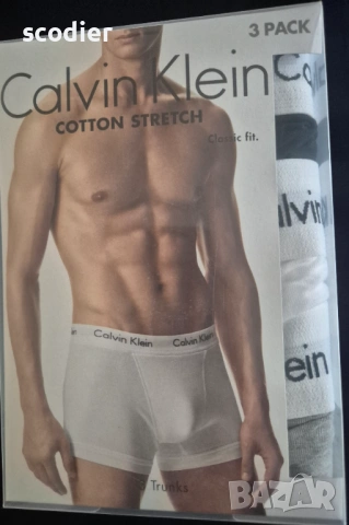 Calvin Klein -Original- XL, 3 бр. боксери в различен цвят