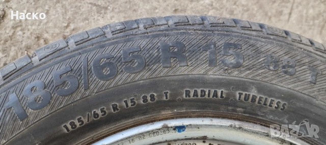 Резервна Гума с Джанта Dacia Dokker Lodgy Sandero Logan Дачиа Докер Лоджи Сандеро Логан, снимка 2 - Гуми и джанти - 53966086