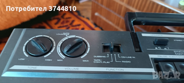 Продавам Радиокасетофон HITACHI TRK-W27E, снимка 4 - Плейъри, домашно кино, прожектори - 51809351