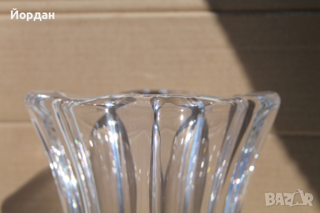 Френска кристална ваза ''ART Vannes", снимка 10 - Антикварни и старинни предмети - 44976513