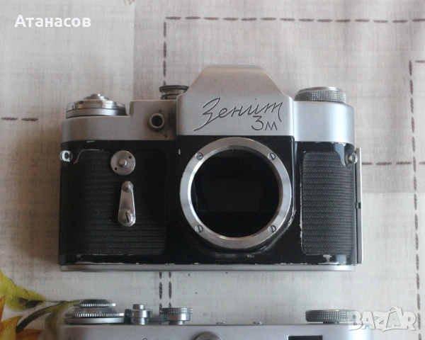 Руски апарати - фед 2 , Зенит 3м за части, порведени, снимка 2 - Фотоапарати - 53761567