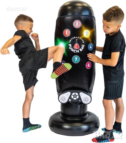 Детска надуваема боксова круша, интерактивна играчка за деца, снимка 1 - Образователни игри - 46460101