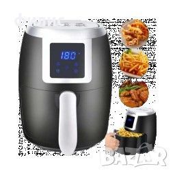 Еър фрайър Lexical Airfryer LAF-3003 , 2L, 1200W, черен, снимка 1 - Фритюрници - 45893898