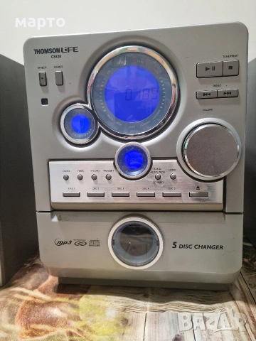Thomson LIFE CS 520 audio system 5 CD aux, снимка 4 - Аудиосистеми - 53270573