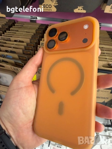 iPhone 17,iPhone 17 Pro,iPhone 17 Pro Max матиран силикон с MAGSAFE, снимка 11 - Калъфи, кейсове - 53238065