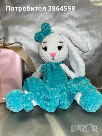 Плетени играчки мече и зайчета, снимка 2 - Плюшени играчки - 53731709