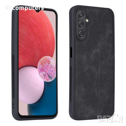 Samsung Galaxy A14 5G Удароустойчив Кожен Калъф и Протектор