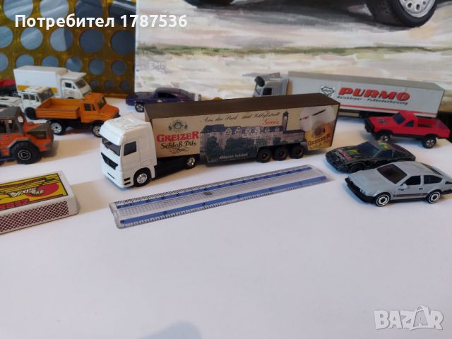 Малки  колички и камиончета мащ.1/87(тип бирени ,състояние използвано) 10 лвбр., снимка 3 - Колекции - 45217039
