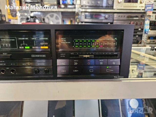 Триглав касетен дек ONKYO Integra TA-2350 В отлично техническо и визуално състояние., снимка 6 - Декове - 52488384