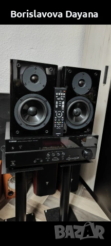 Аудио Ресивър + тонколони Yamaha , снимка 4 - Ресийвъри, усилватели, смесителни пултове - 53940015
