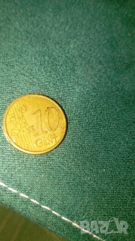 Монета с номинал 10 евро цента 