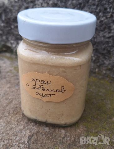 Настърган хрян с ябълков оцет, снимка 6 - Домашни продукти - 49473671