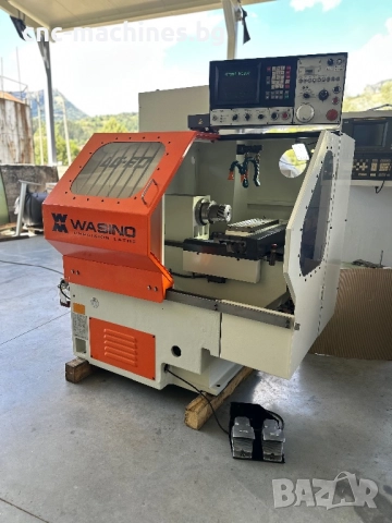 Прецизен японски CNC струг с ЦПУ Fanuc - Wasino LG-60 , снимка 4 - Стругове - 51436366