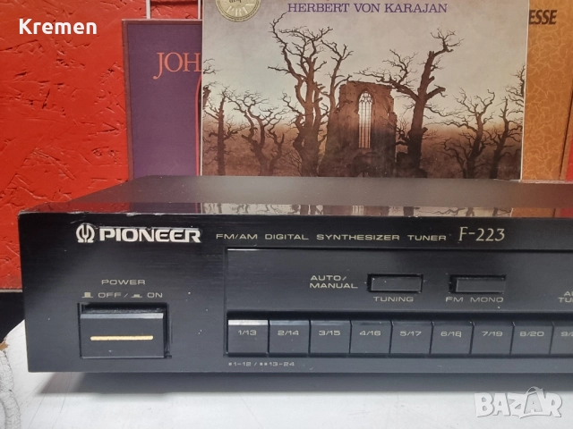 Тунер Pioneer F-223, снимка 2 - Ресийвъри, усилватели, смесителни пултове - 52308816