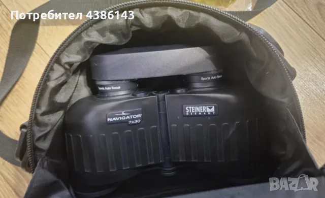 Продавам бинокъл Steiner Navigator 7x30 с калъф, снимка 3 - Екипировка - 49900560