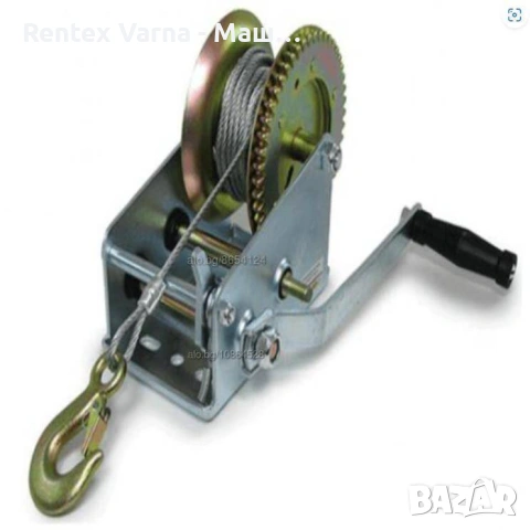 🔄 Лебедка механична ПОД НАЕМ и ПРОДАЖБА! Дърпай товари до 10 тона в тесни пространства!, снимка 2 - Подемници - 53348587